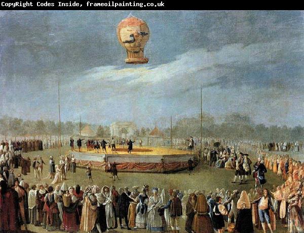 Carnicero, Antonio Ascent of the Balloon in the Presence of Charles IV and his Court